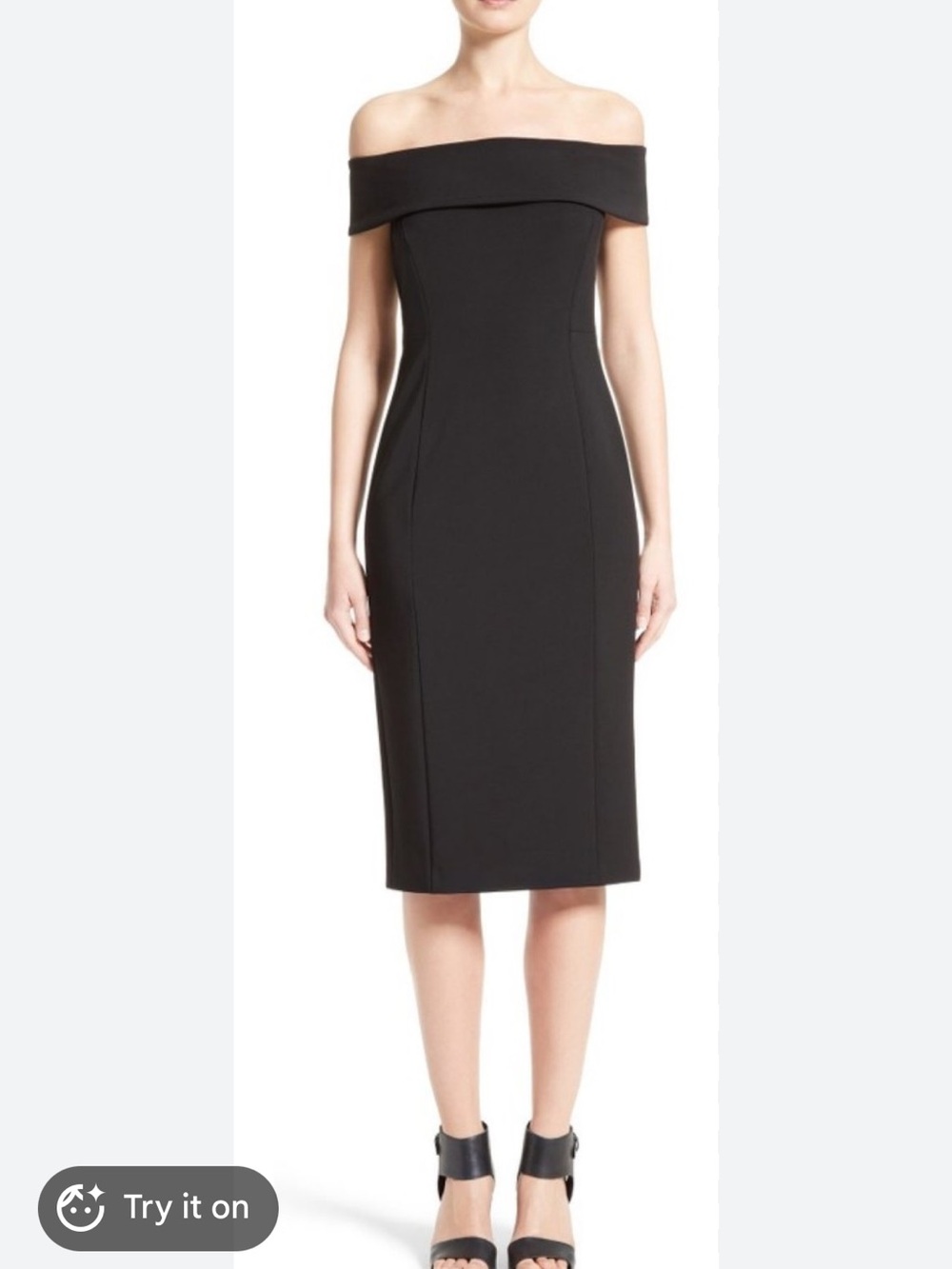 LAFAYETTE 148 NEW YORK jersey off the shoulder dress- Black size 4